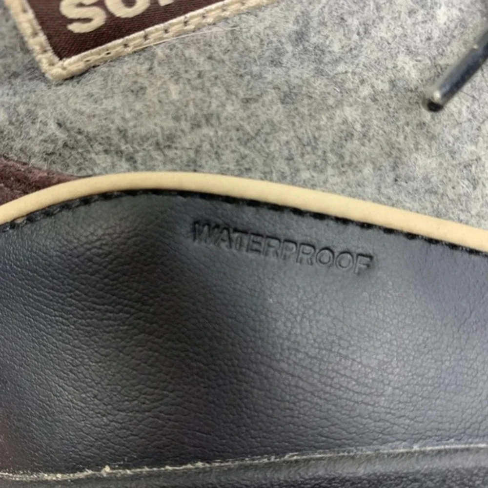 SOREL‎ Gray Tivoli III Vegan Fur Winter Snow Boots